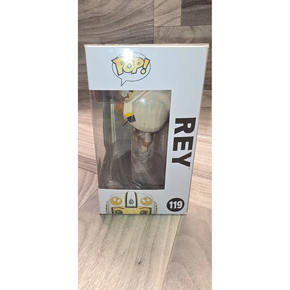 Funko Pop! Star Wars #119 Rey (X-Wing Helmet) GameStop Exclusive Vinyl Figure